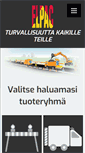 Mobile Screenshot of elpac.fi