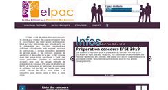 Desktop Screenshot of elpac.fr