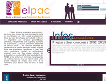 Tablet Screenshot of elpac.fr